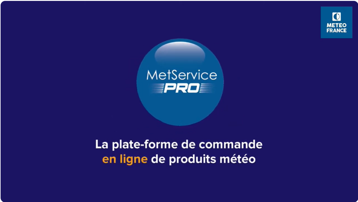 Lien vers la vidéo MetService Pro sur la plateforme Youtube