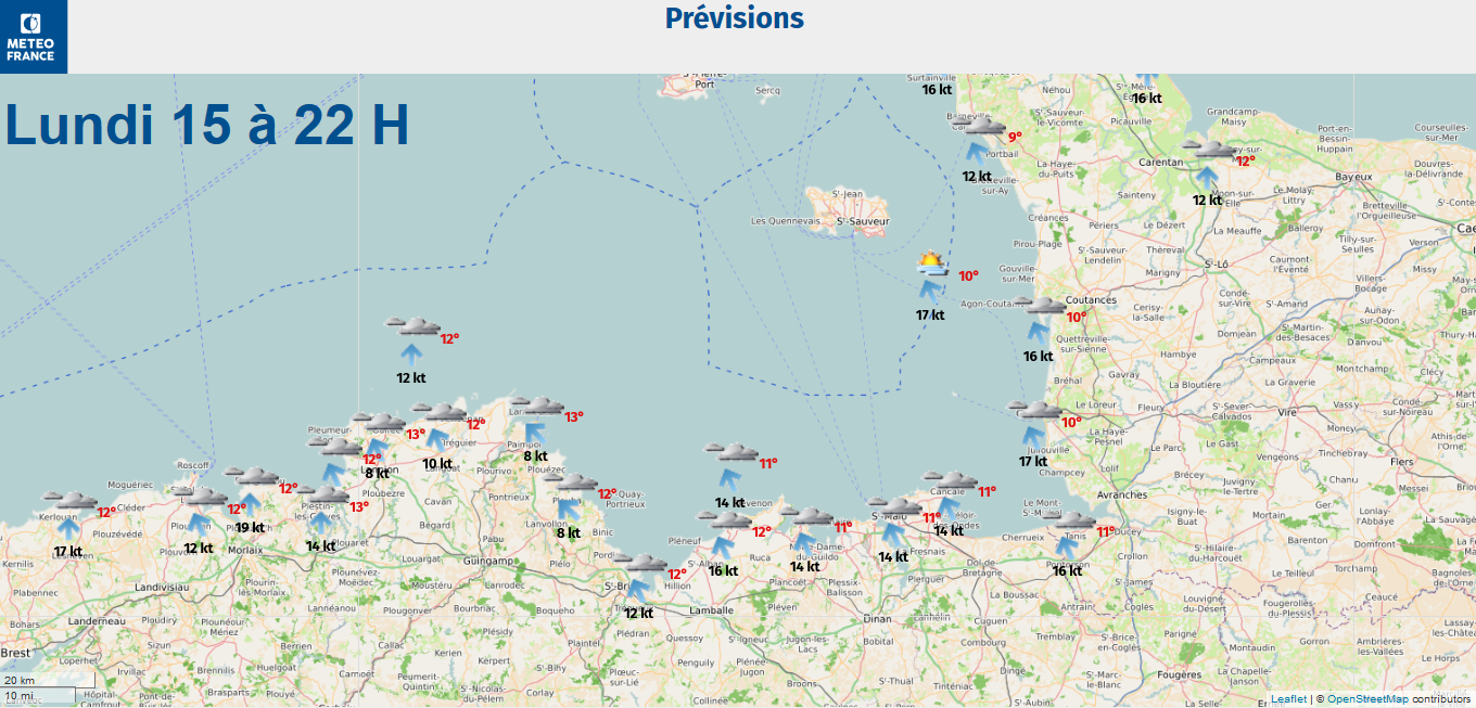 Navicap : cartographie et picto