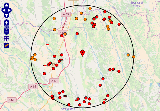 Exemple de zone de référence