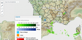 VIGNETTE RADAR DE PRECIPITATIONS