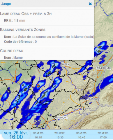 RADAR DE PRECIPITATIONS