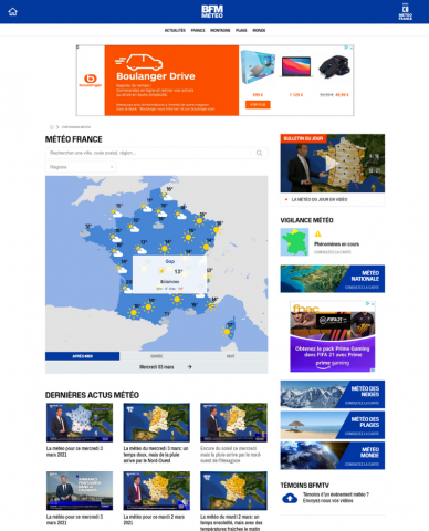 SITE METEO SUR MESURE - BFM