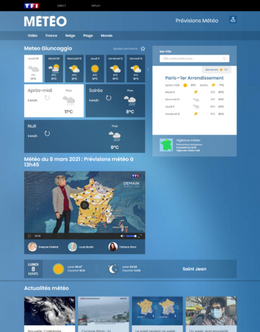 SITE METEO SUR MESURE - TF1 VILLES