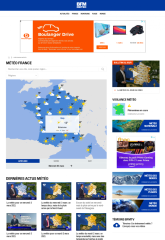 Site BFM TV (France)