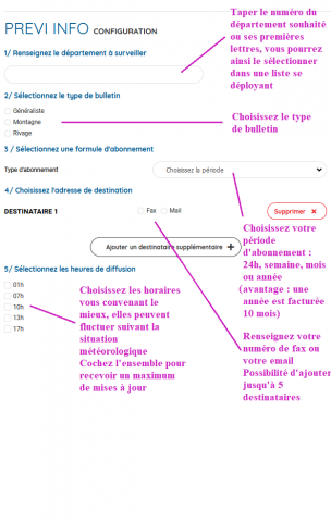 PREVI INFO - AIDE AU REMPLISSAG